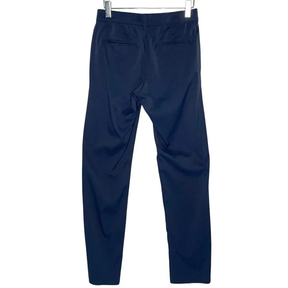 American Tall Tapered Fit Stretch Dress Pants Tall Men 30/34 Marine Navy